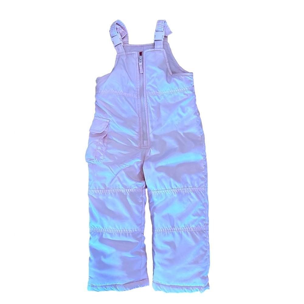 London Fog toddler Girls Classic Snow Bib Ski Snowsuit Size 4T